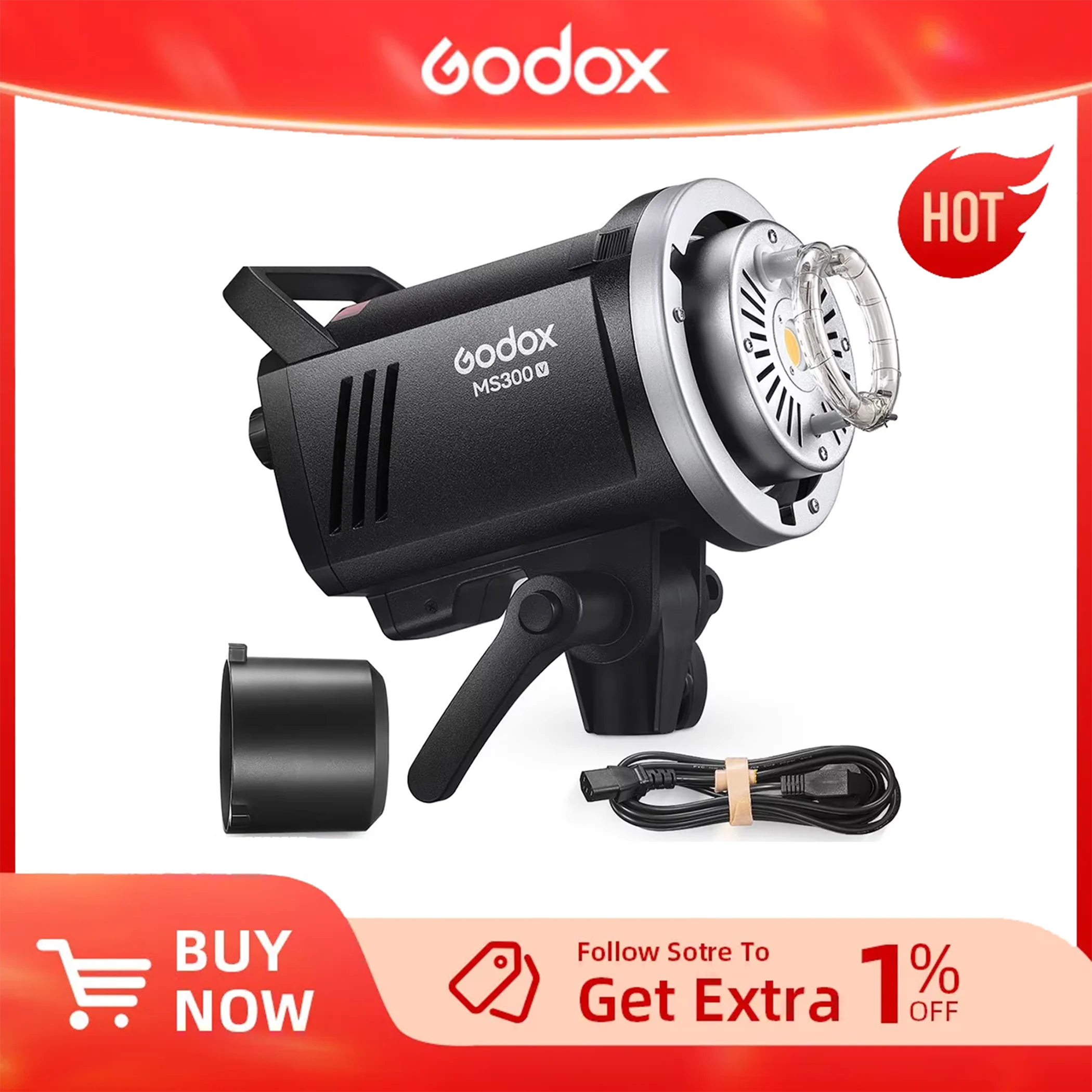 200W Godox MS200V 3…