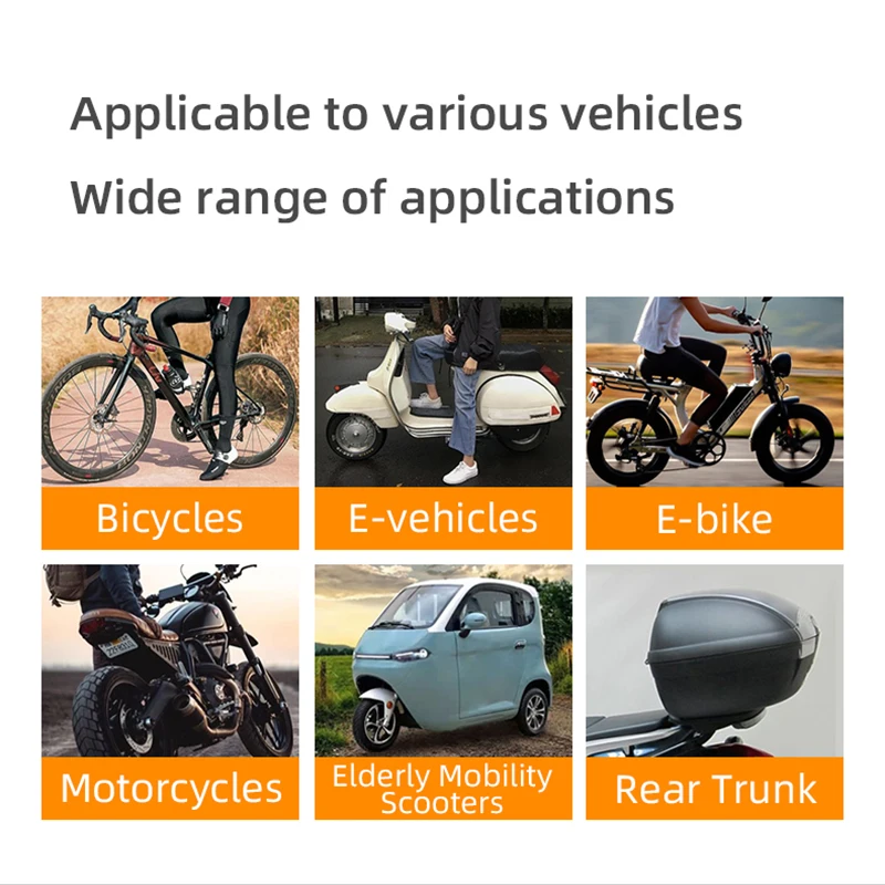 IP65 wireless vibration sensor alarm system 113dB bicycle alarm bicycle anti-theft wireless remote control bicycle alarm