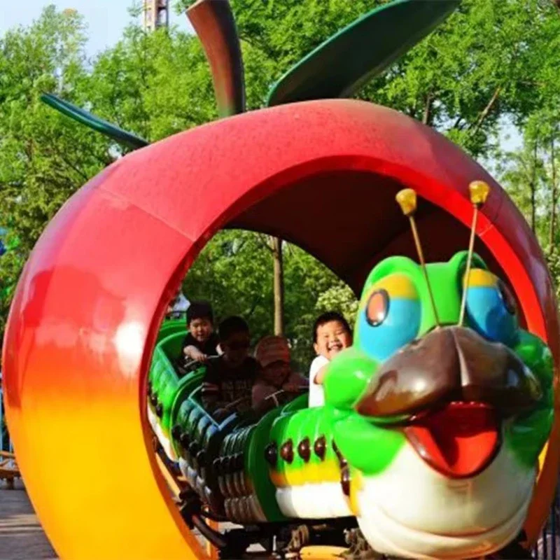 Equipo de parque de atracciones para niños, ferrocarril de alta velocidad, atracción de montaña rusa, tren de pista para niños, Mini paseos en lanzadera