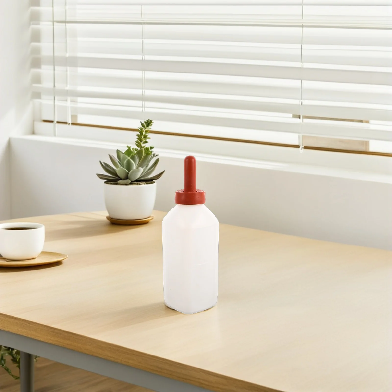 Botella de lactancia para pantorrillas, dispositivo de alimentación Vertical duradero de 2L, tetina de goma, alimentador de leche para pantorrillas, cordero, cabra, animales pequeños, 2 uds.