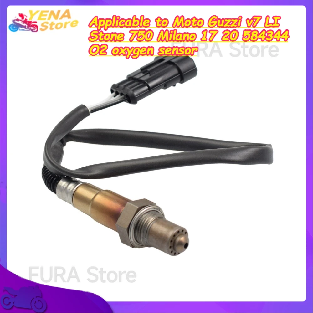 

New is applicable to Moto Guzzi v7 LI Stone 750 Milano 17 20 584344 O2 oxygen sensor, a motorcycle accessory.
