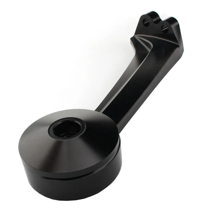 CNC Motorcycle Exhaust Muffler Pipe Bracket Mount Holder for BMW R Nine T R9T 2014-2018 Black/Titanium