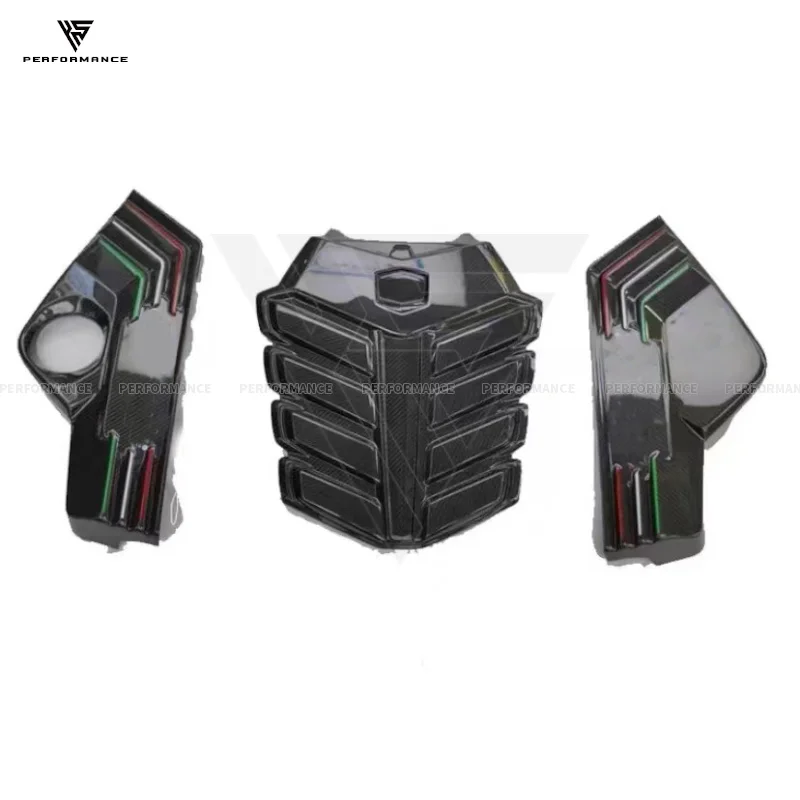 

High Quality Dry Carbon Fiber Car Exterior Parts Engine Panels Cover For Lambo URUS 2018-2019 Carbon Engine Bay Cover Kit
