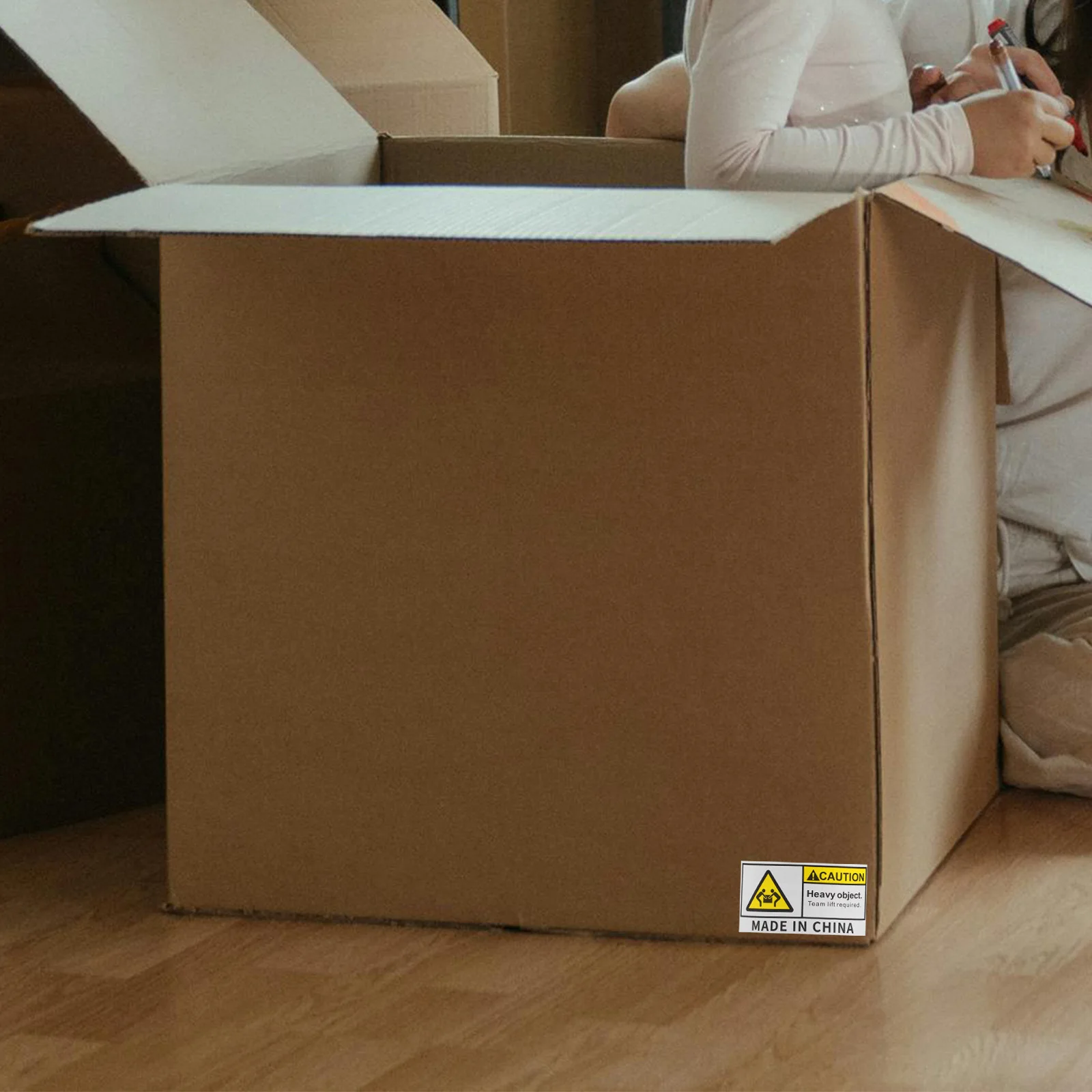

Caution Heavy Object Team Lift Required Stickers Special Handling Adhesive Labels For Warehouse Shipping Moving Self