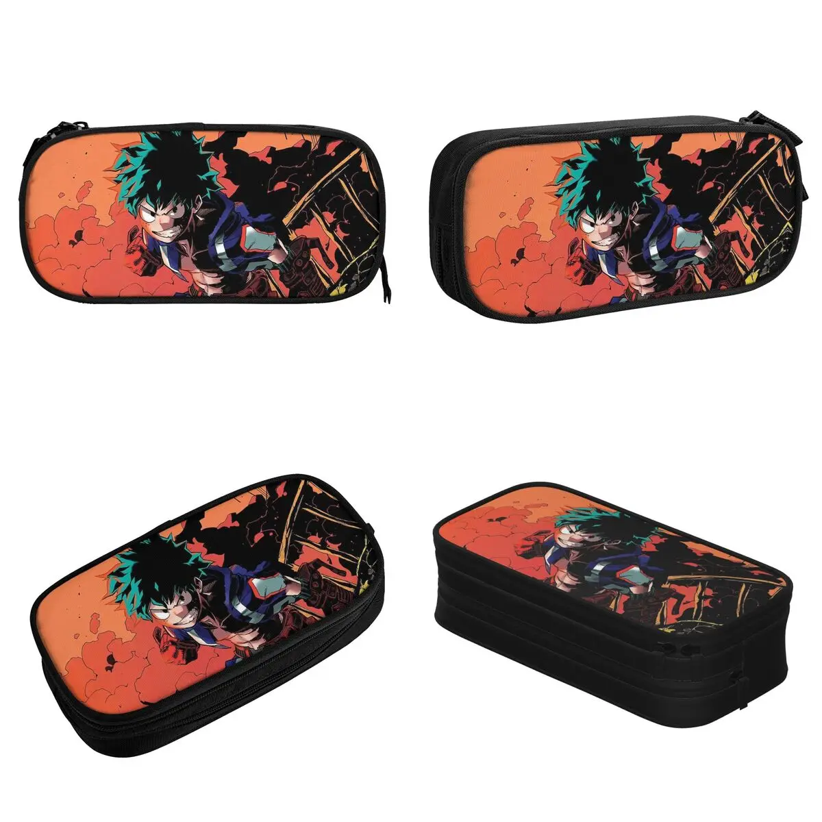 My Hero Academia Pencil Cases Creative Pen Bags Student Big Capacity Students School Cosmetic Pencilcases