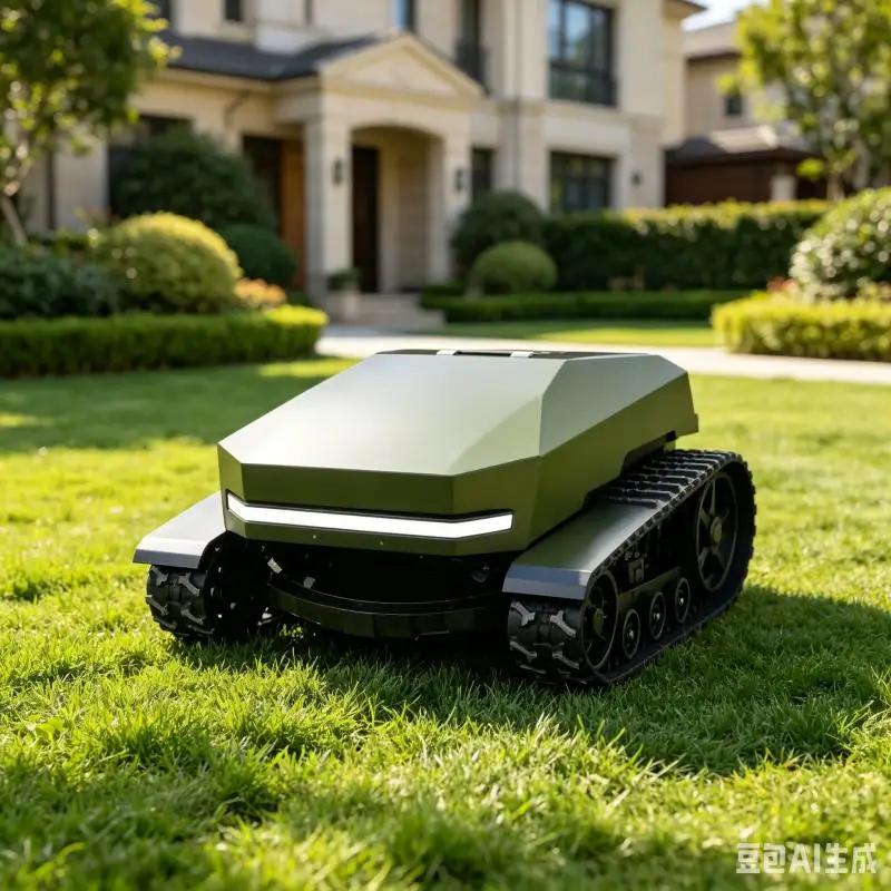 Customized RC Lawn Mower Remote Control Grass Cutting Robot Powerful Brush Cutter Electric Garden Landscaping Machine