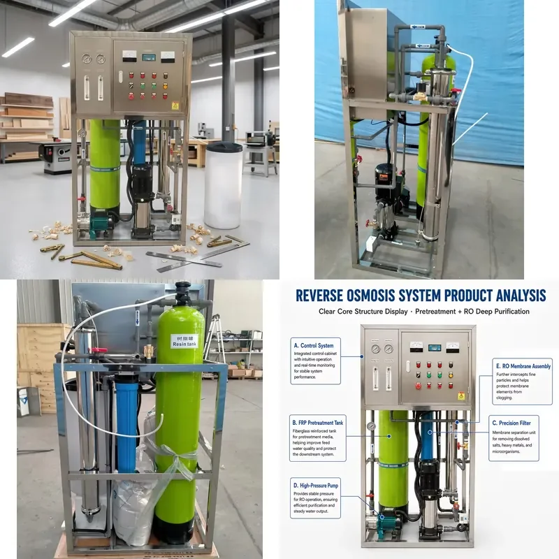 Small RO System for Aquariums and Hydroponics Portable Reverse Osmosis Water Purification Equipment with Zero Waste