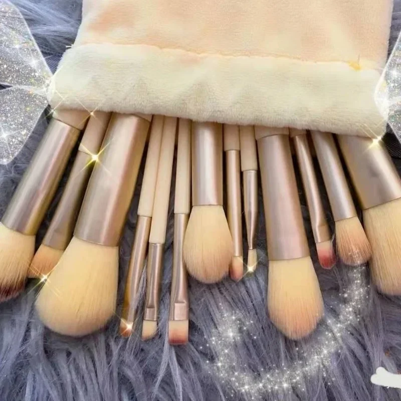 13-teiliges weiches, flauschiges Make-up-Pinsel-Set für Kosmetika, Foundation, Rouge, Puder, Lidschatten, Kabuki, Blending, Make-up-Pinsel, Beauty-Tool