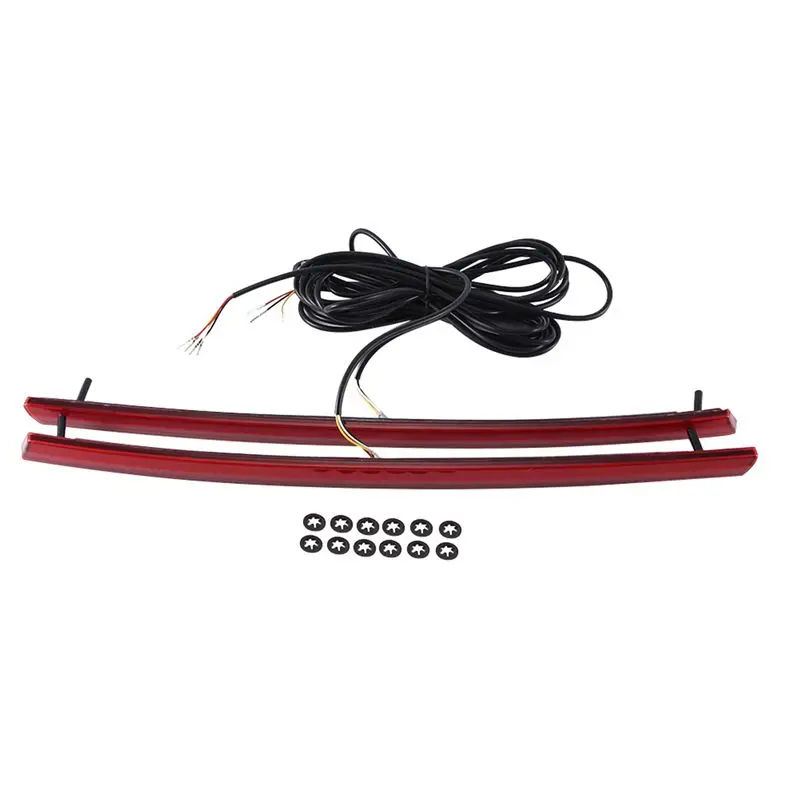 

A66P-1 комплект задний бампер автомобиля, задний фонарь, красный светодиодный отражатель, стоп-сигнал, предупреждающий указатель поворота, детали для Ford Kuga 2017-2020