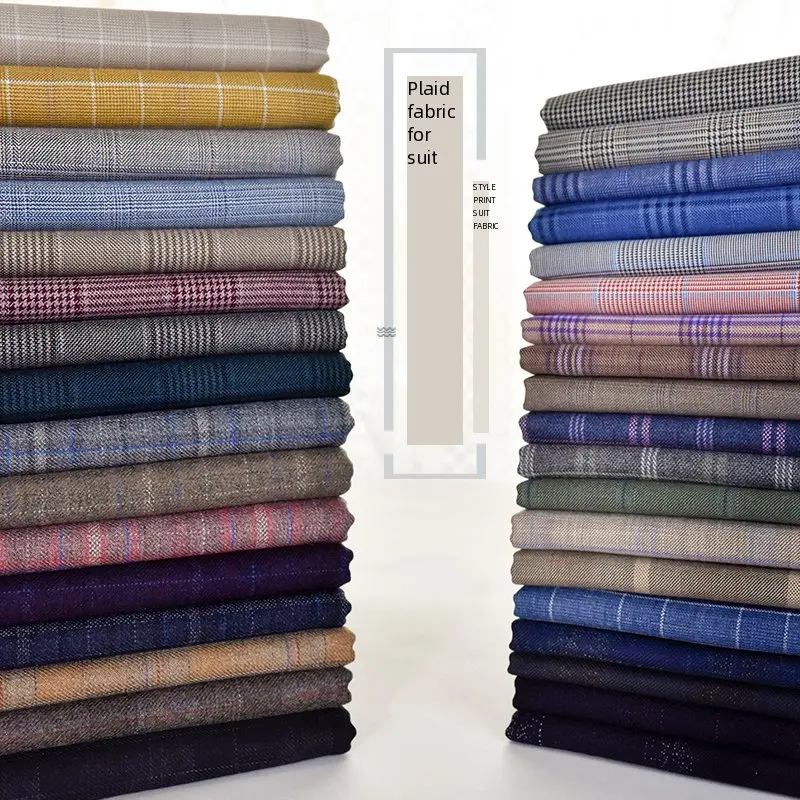 

Boutique British Plaid Suit, Trousers, Vest Fabric, Fashion New Products