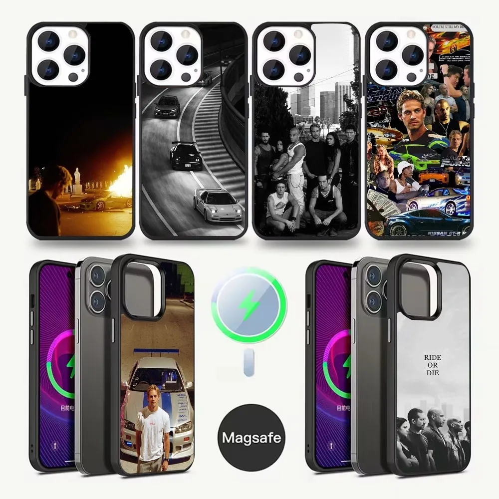 

F-Fasts and F-Furious Moive Phone Case For iPhone 16,15,14,13,12,11,Pro,Max,Plus,Mini,Magsafe,Magnetic Wireless Charging Case