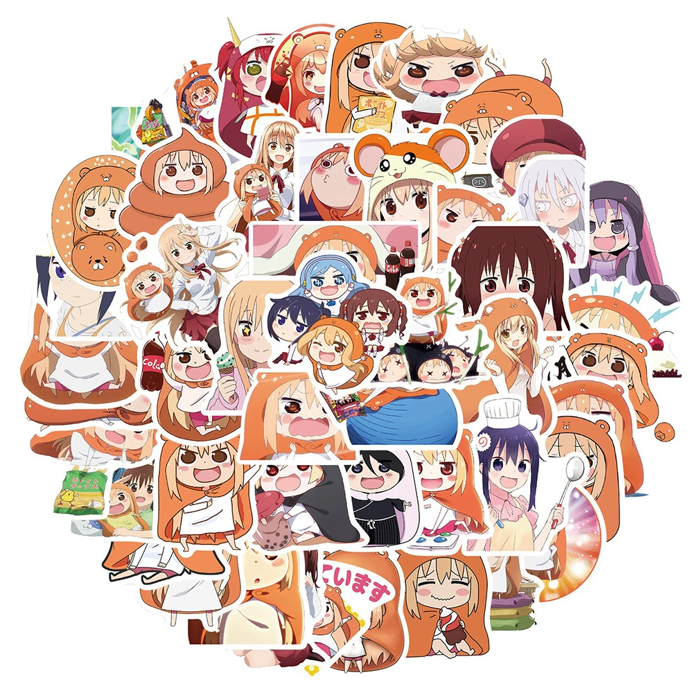 10/30/50/100pcs Himouto! Umaru-chan Anime Stickers Doma Umaru Nanan Taihei Cartoon Sticker for Laptop Scrapbook Suitcase Decals