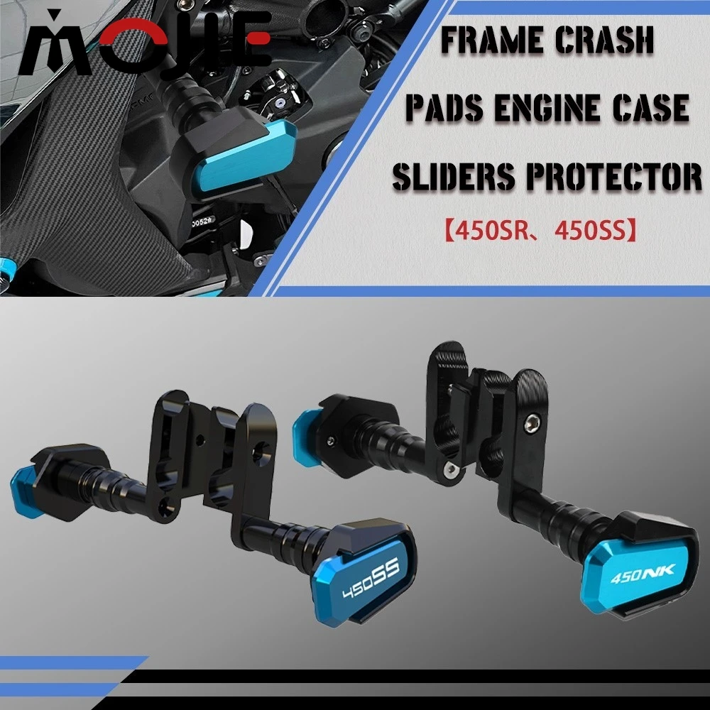 2025 Engine Protection Cover Frame Slider Crash Pad Falling Protector Guard FOR CFMOTO 450SR 450SS 450SRS 450NK 450 SR 2022-2024