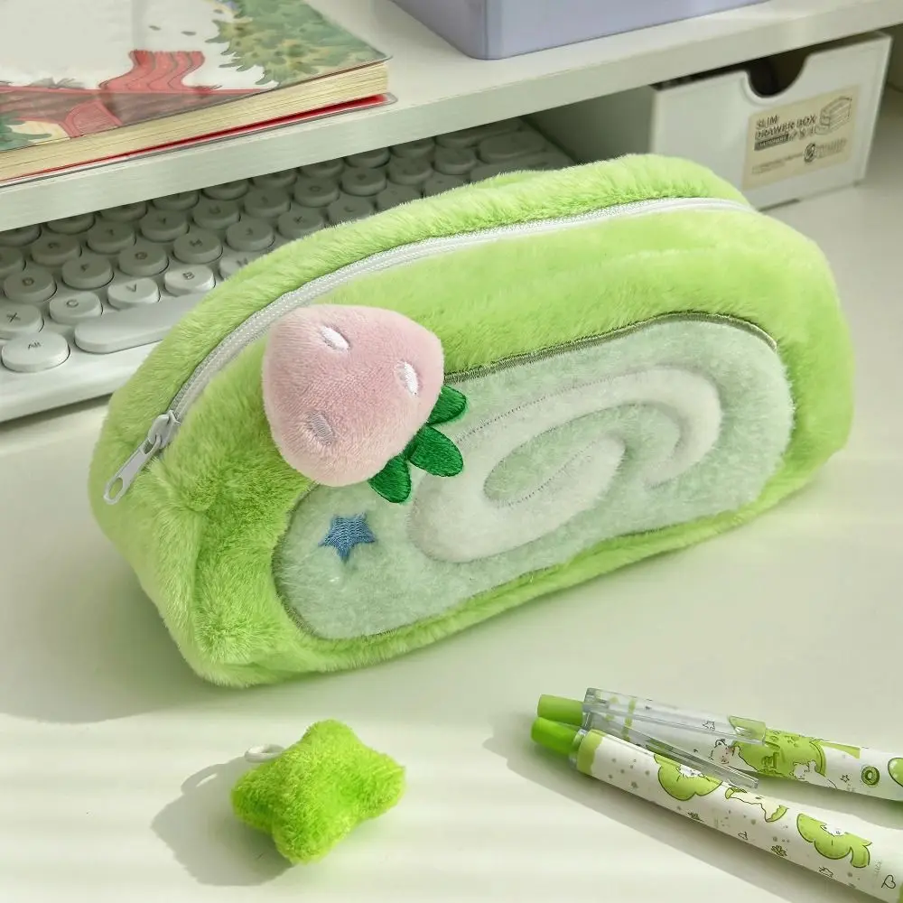 

INS Honeydew Swiss Pen Bag Large Capacity Multi-functional Stationery Pouch Stationery Organizer Students