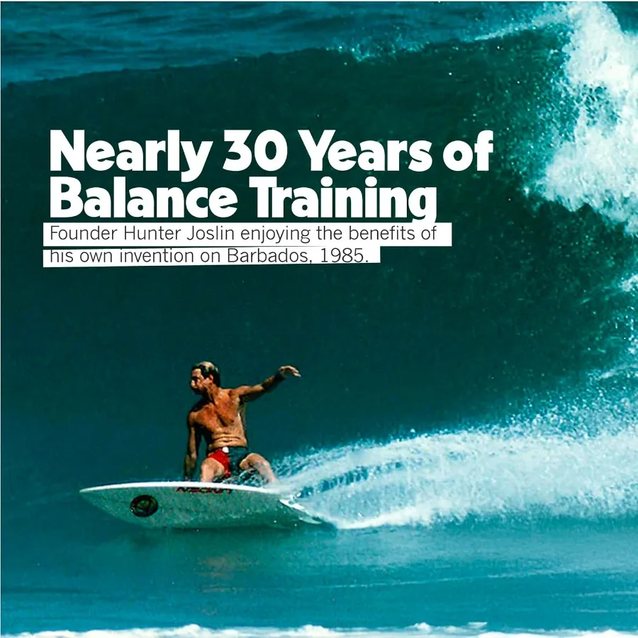 مدرب لوح التوازن الداخلي الأصلي لثبات القوة الأساسية والأداء الرياضي مثالي لركوب الأمواج والتزلج #4