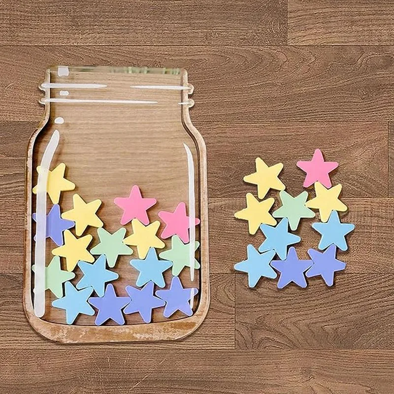 Classroom Reward Jar Set for Kids, Classroom, Daily Training, Board, Tokens Chore Chart, Chart