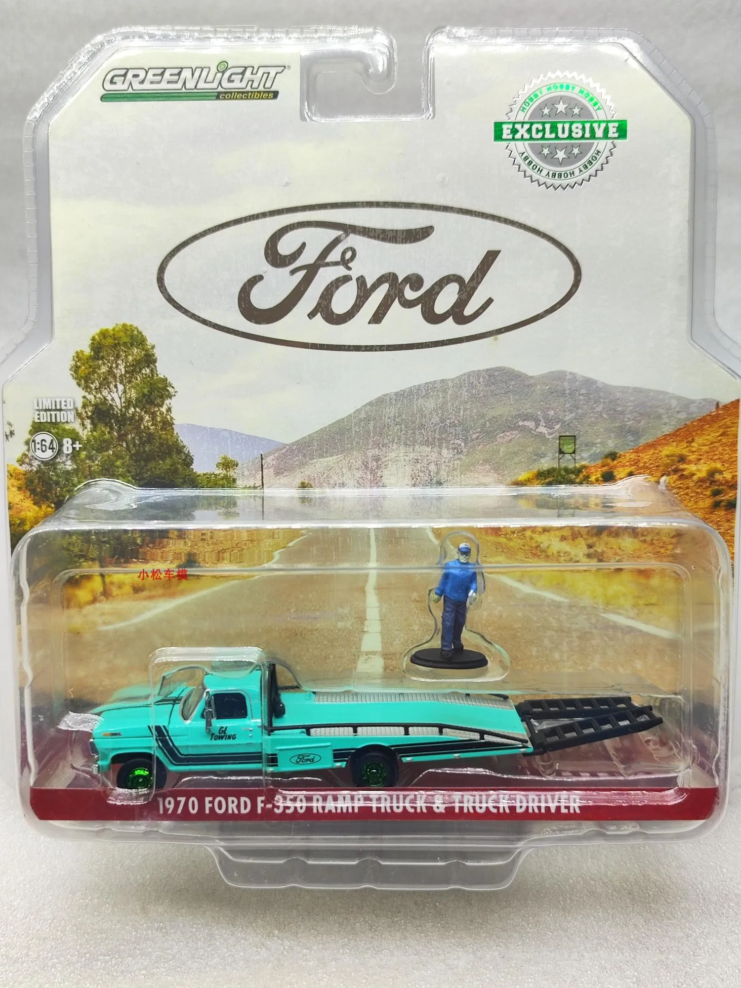 GreenLight 1:64 1970 Ford Ramp Legierung Automodell Druckguss Mini Auto Kinderspielzeug Geschenk