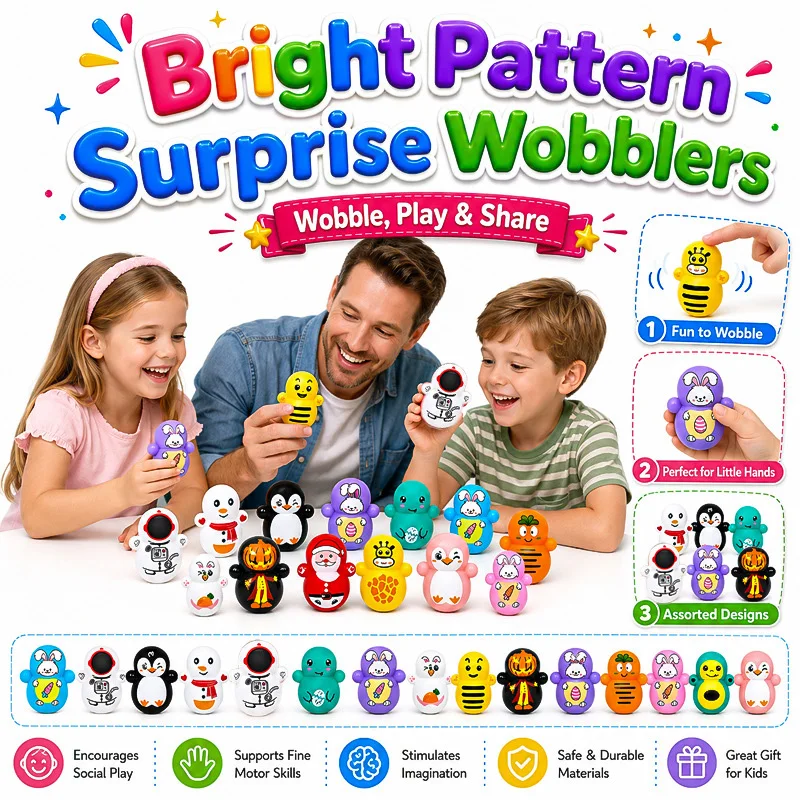 Mini-Roly-Poly-Taumler-Spielzeug, Fidget-Spielzeug, das nie umkippt, Geburtstagsgeschenk für Kinder, Geschenk für Klassenkameraden, Goodie-Bag-Füller – Detail 3