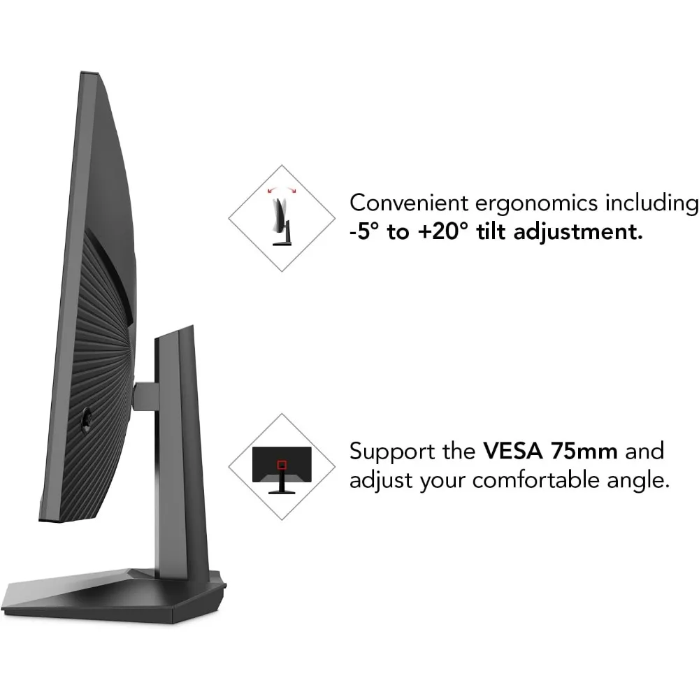 Monitor, 27 inch WQHD 2560 x 1440 PC Computer Monitor, Up to 240Hz Refresh, 1ms, Adaptive Sync, HDR10, DCI-P3 90%