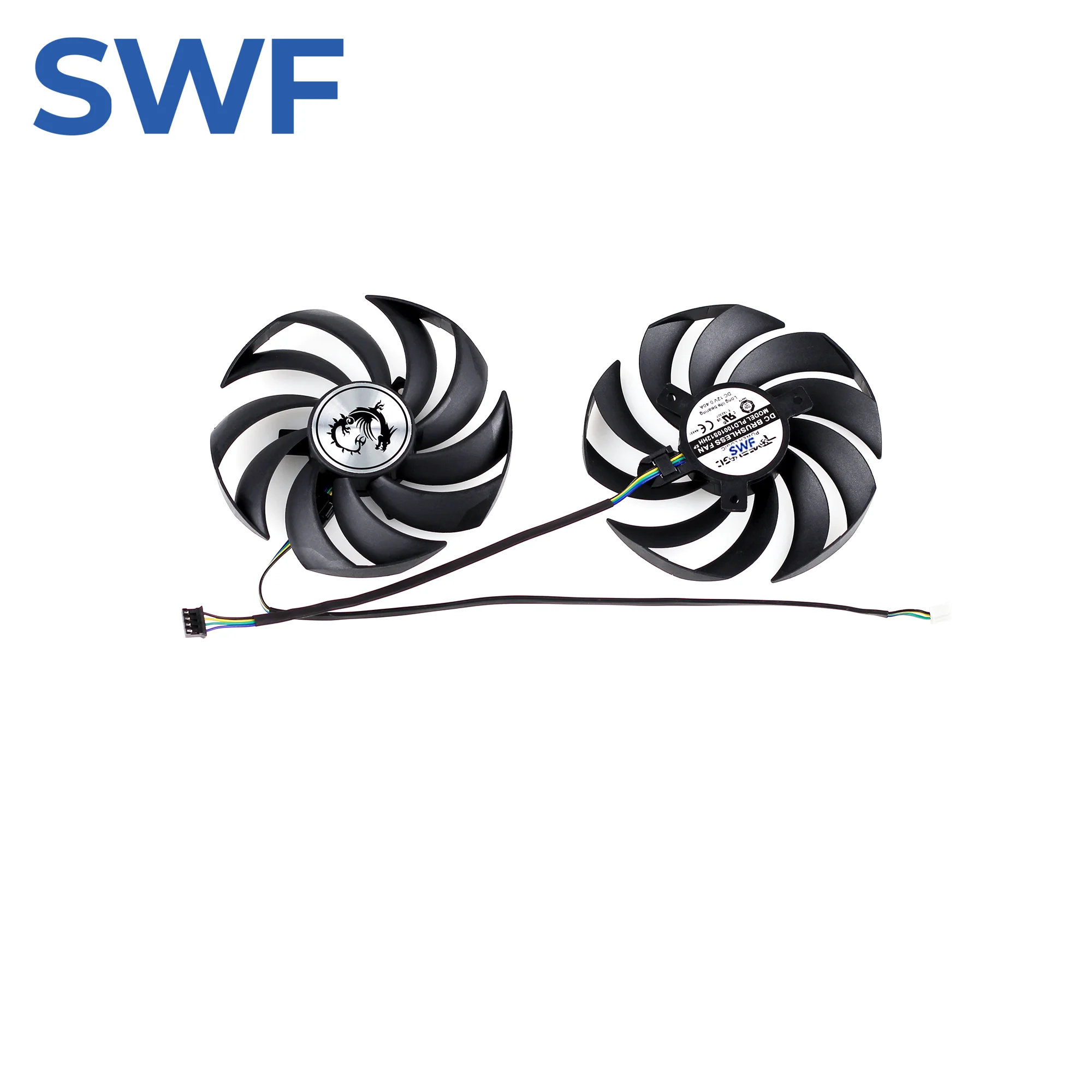 PLD10010S12HH Cooling Fan For MSI RTX 3060 Ti GAMING X RX 6700 6600 XT Video Graphics Card Cooler Fan