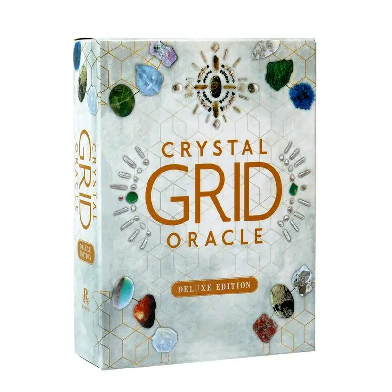 

Divination Tarot Cards Unique Divination Tools Crystal Grid Oracle English Version Board Game Fate Divination Fortune Telling