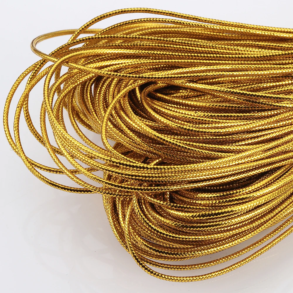 90m Rope Gold Silver Color Cord Gifts Packing String Thread