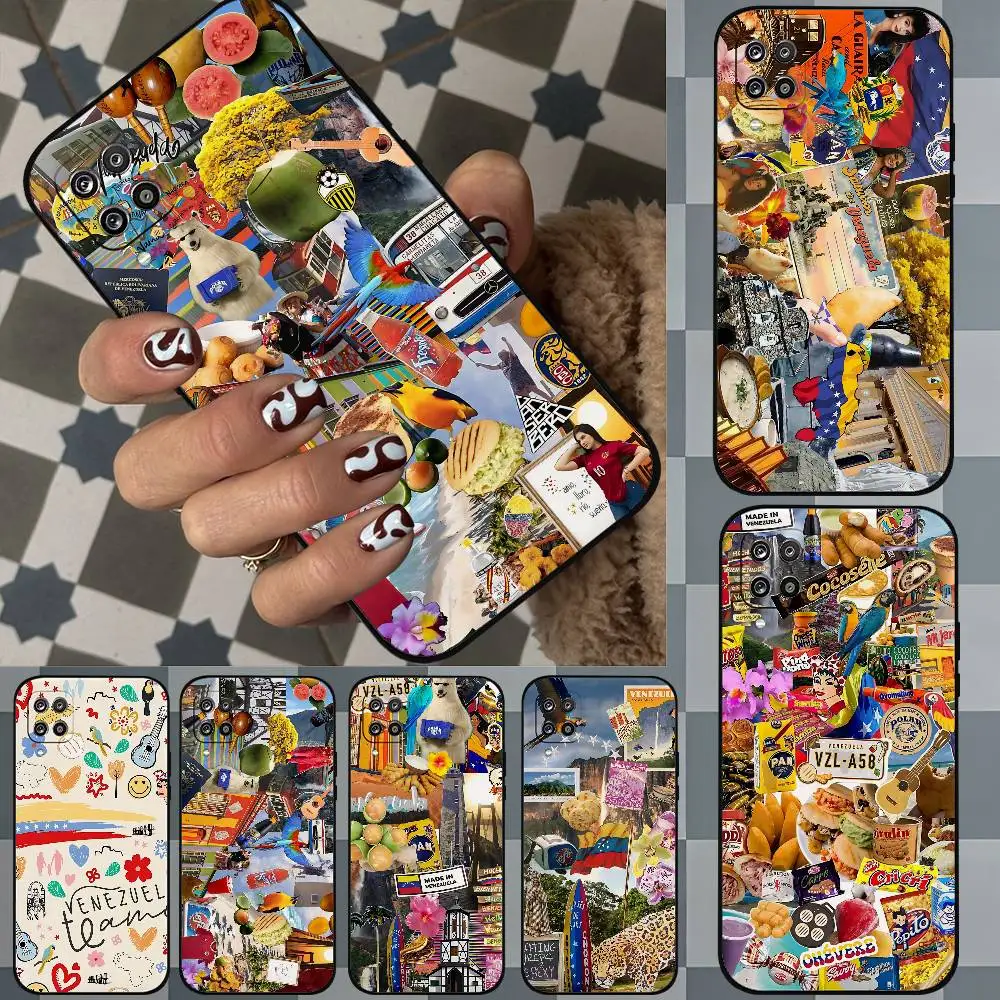 Venezuela Aesthetic Art Phone Case For Samsung Galaxy S21 S22 S23 S24ULTRA S25ULTRA FE Ultra Plus5G A52S S26 Soft Cover
