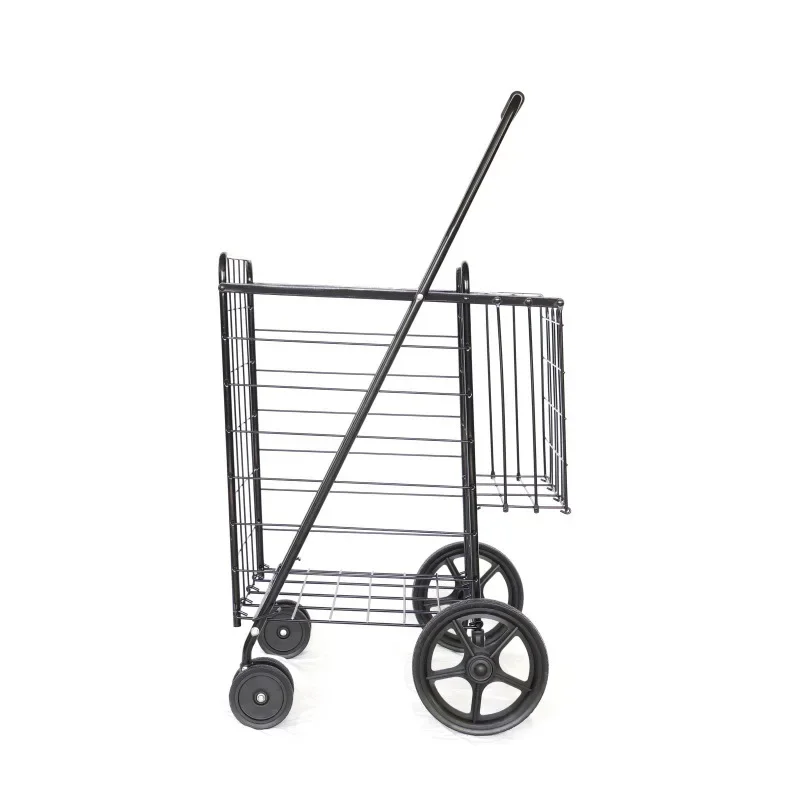 

Home folding shopping cart portable elderly mall pull cart large capacity stall tally handling