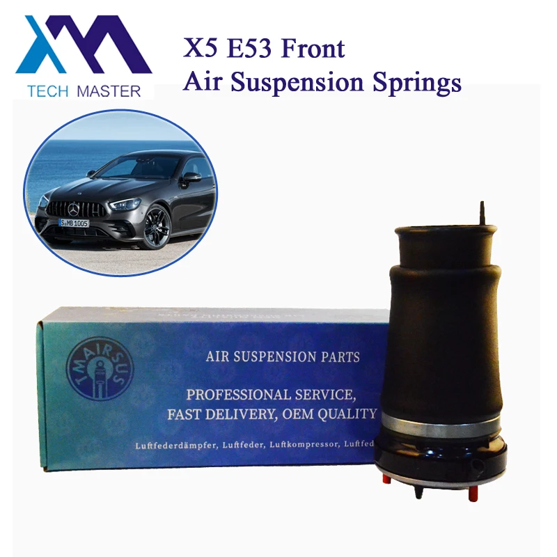 Tech Master X5 E53 Front  Air Suspension Spring Bags 2000-2006 12 Months Warranty 37116757501 Air Suspension Struts