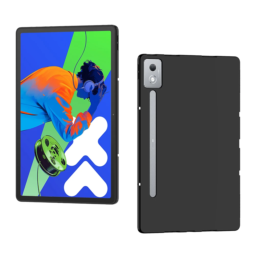 Funda trasera para tableta Lenovo Xiaoxin Pad Pro, carcasa de silicona TPU suave a prueba de golpes, 12,7, 2025, 12,7 pulgadas, TB-375FC