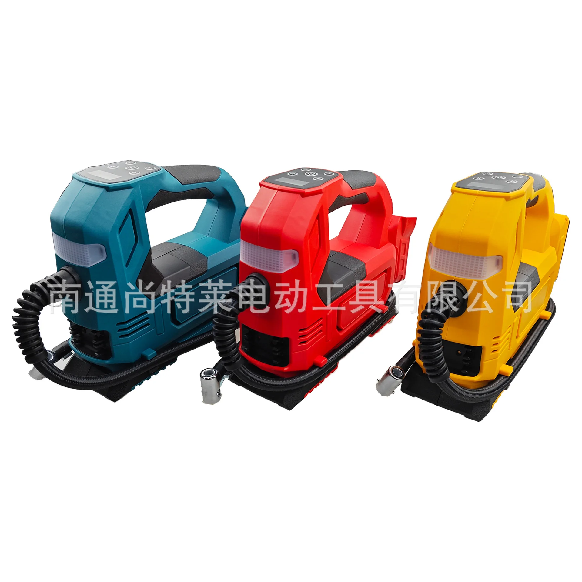 Elektrische Luftpumpe Tragbare Werkzeuge Luftpumpe Haushalt Konventionelle Aufblasbare Beleuchtung Reifen Manometer Warnlicht