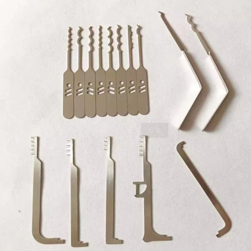 Multitool Door Repair Comb Bypass Locksmith EDC Kit for Cars Picklocks Lockpicks Set of Lock Video Bowls Picks for Electro Tool image 3