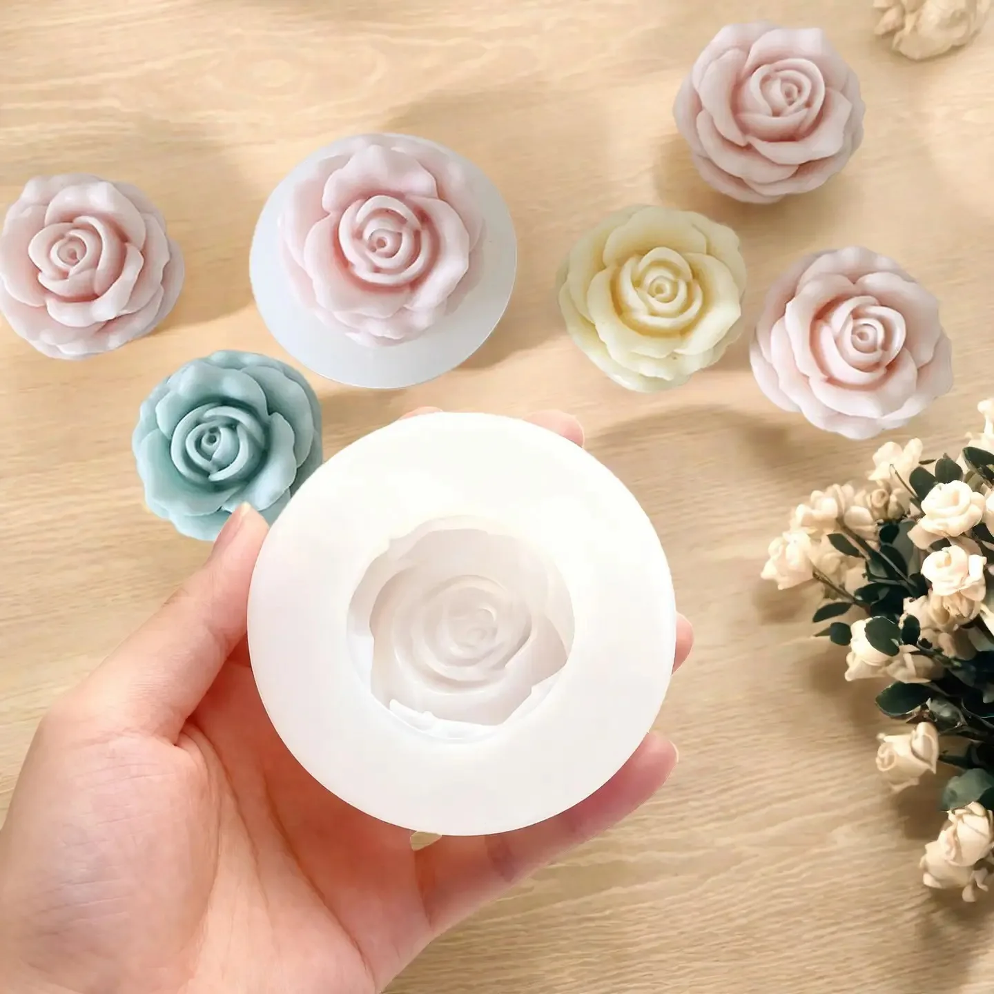 1 Stück 3D-Silikon-Blätterform – vielseitiges DIY-Dekorations- und Werkzeug mit realistischen Blattdesigns, Zubehör für künstlerische und handwerkliche Zwecke – Detail 21