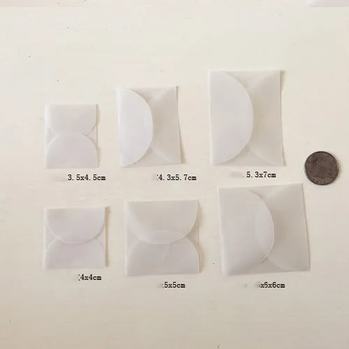 Sulfuric Acid Paper Small Envelope Mini Translucent Envelope Decorative Paper Bag Stamp Small Item Packaging