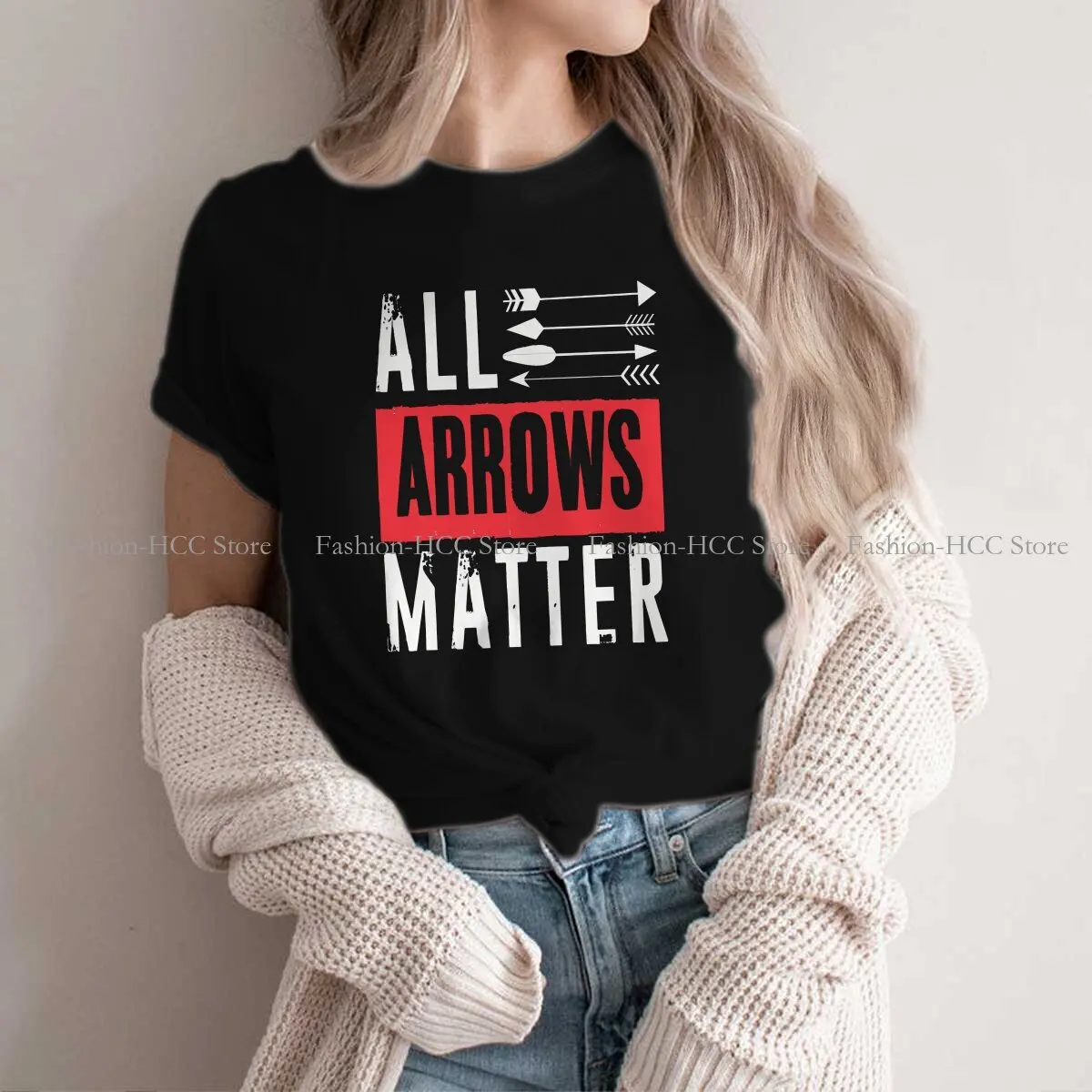 All Arrows Matter Archery Special Polyester TShirt Archery Sports Comfortable Creative T Shirt