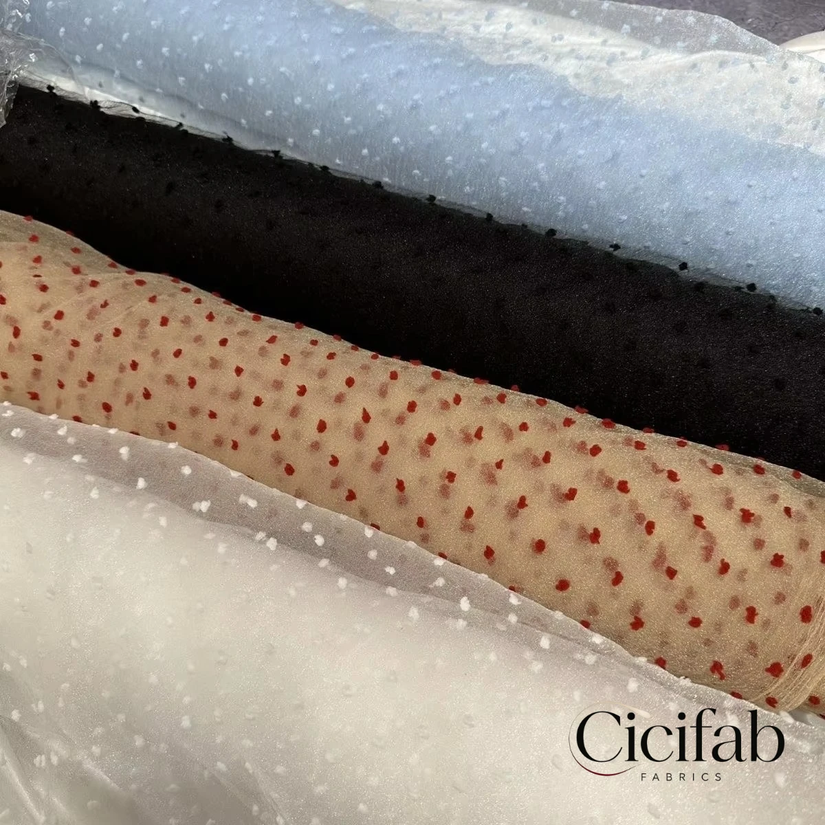 Jacquard Bubble Soft Organza Sewing Puff Wedding Dress Fabric Children's Skirt Headwear Curtain Decoration Designer Fabric