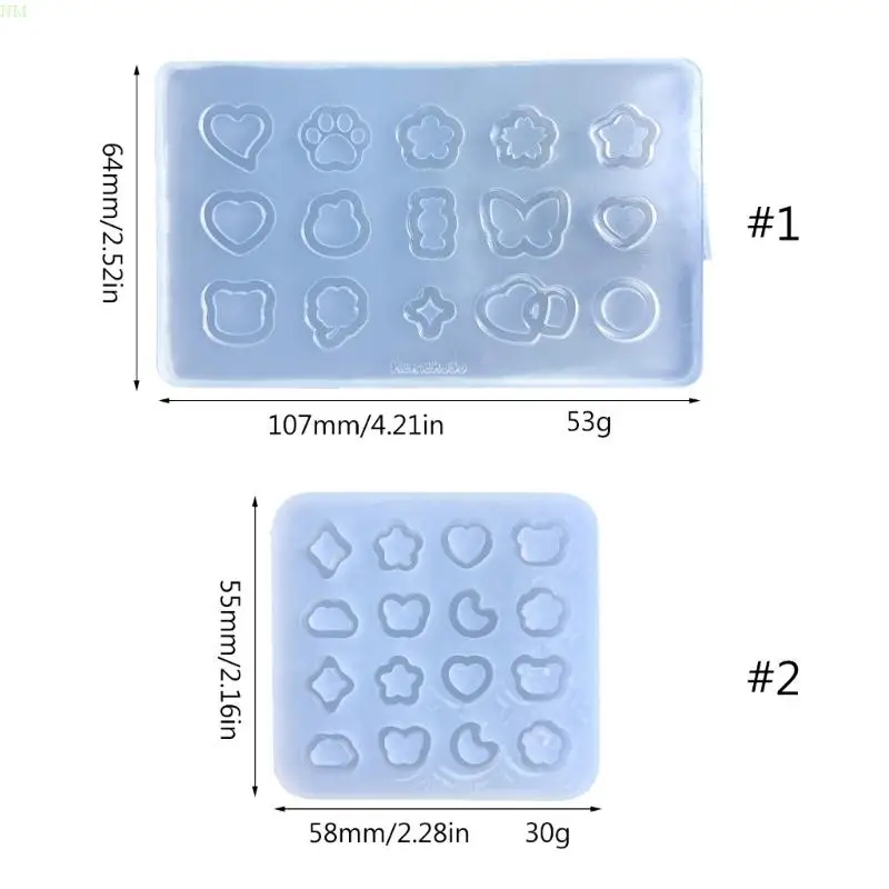 Materiais enchimento areia movediça molde resina silicone oco shaker enchimentos molde jóias fazendo molde para cola