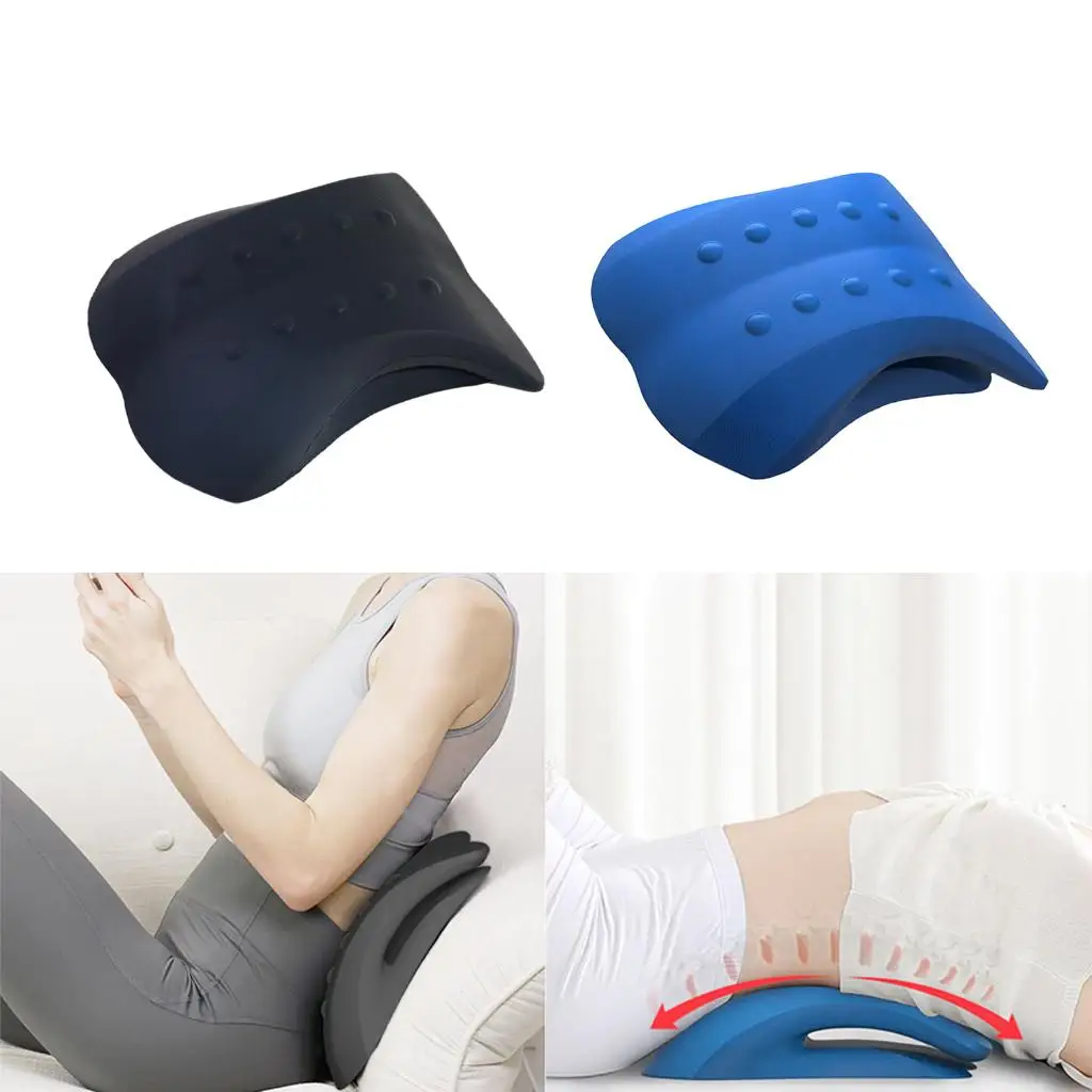 Pillow Massager Lumbar Support for Office Spinal Cramping Lower Back Pain