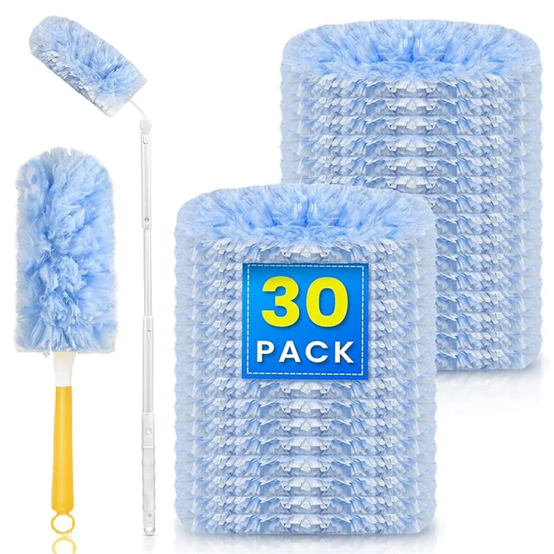 ABKY-Electrostatic Duster Double-Sided Adsorption Household Duster Multi-Function Replacement Kit Accessories