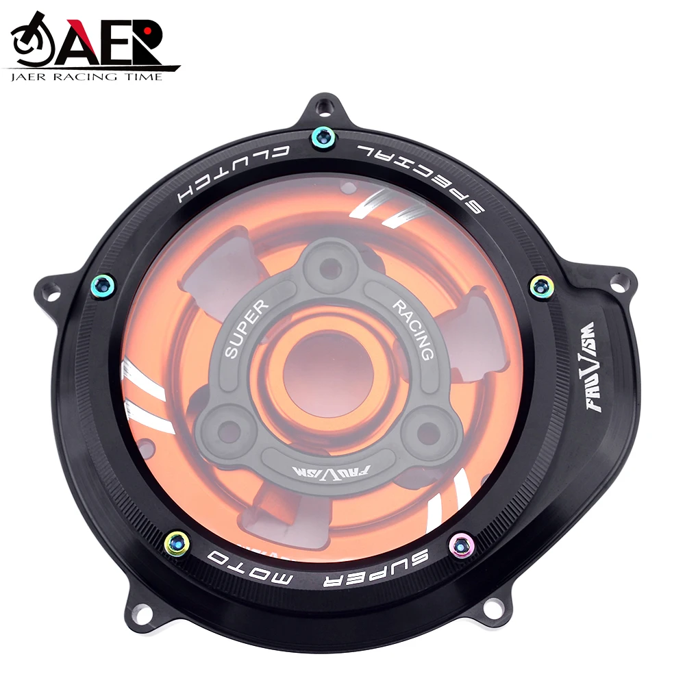 CNC Engine Racing Clear Clutch Cover for K-TM BRABUS 1300 1300R 2022-2026 1390 SUPER DUKE R EVO ADV 2024 2025 2026