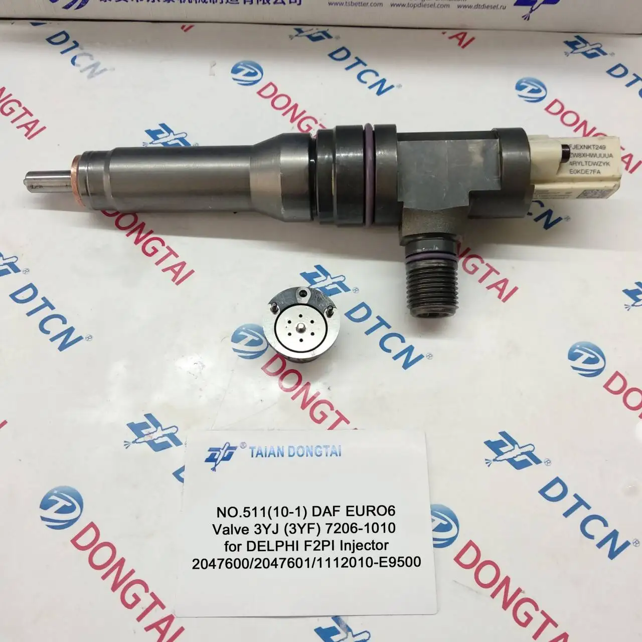 No. 511 (10-1)  EURO6 Valve 3YJ (3YF) 7206-1010 for F2PI Injectors 2047600/2047601/1112010-E9500