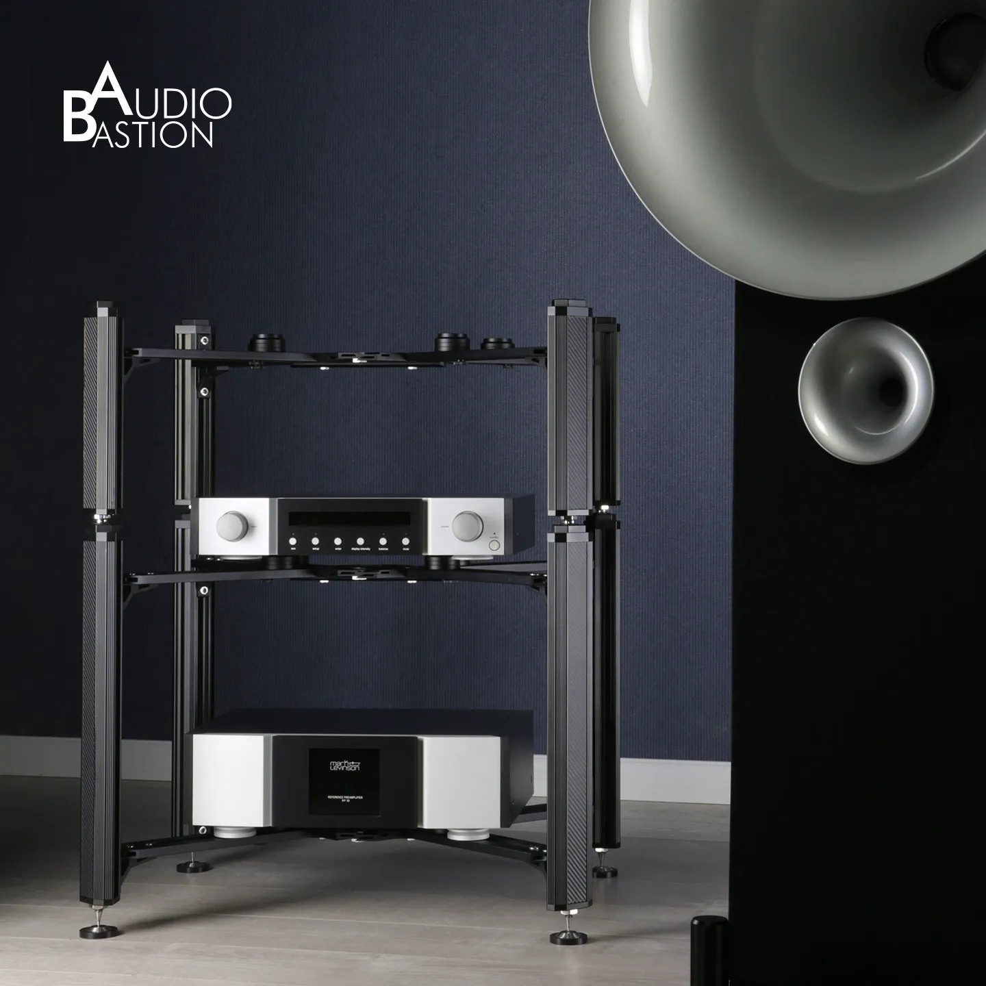 Audio Amplifier Rack Cabinet AudioBastion Audio Equipment  HiFi Amplifier Rack Classic