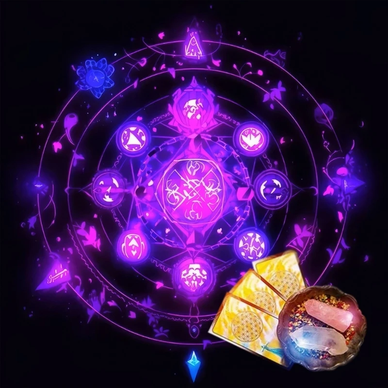 Mysterious Symbol Astrology Tablecloth Tarots Divinations Tablecloth Altars Cloth Divinations Board Game Accessories