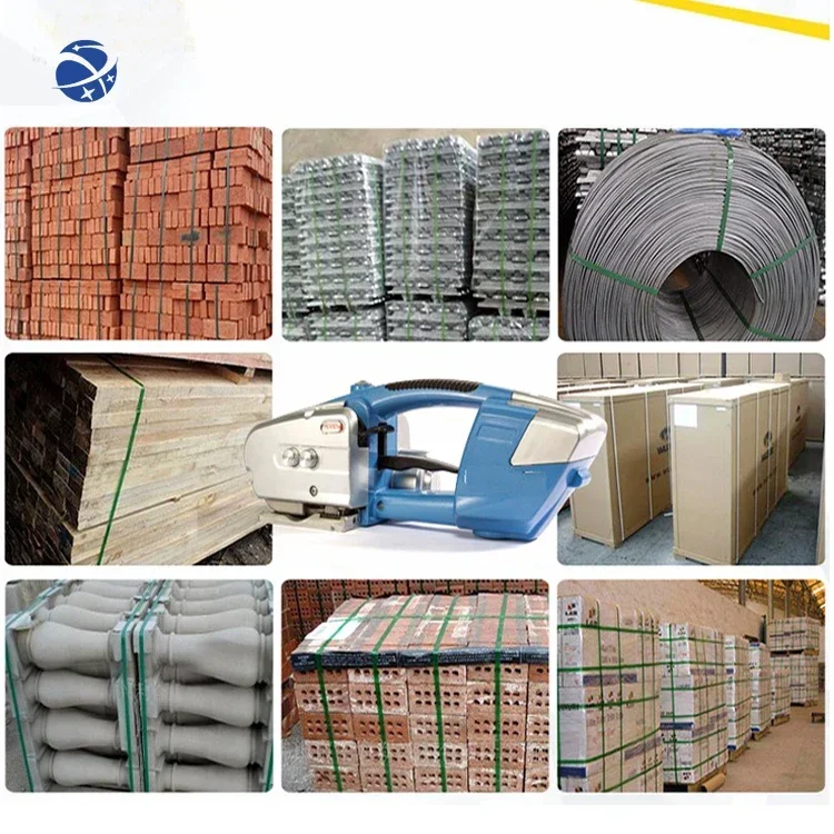 Handheld plástico Strapping Band Machine Tool, portátil, bateria elétrica, Manual