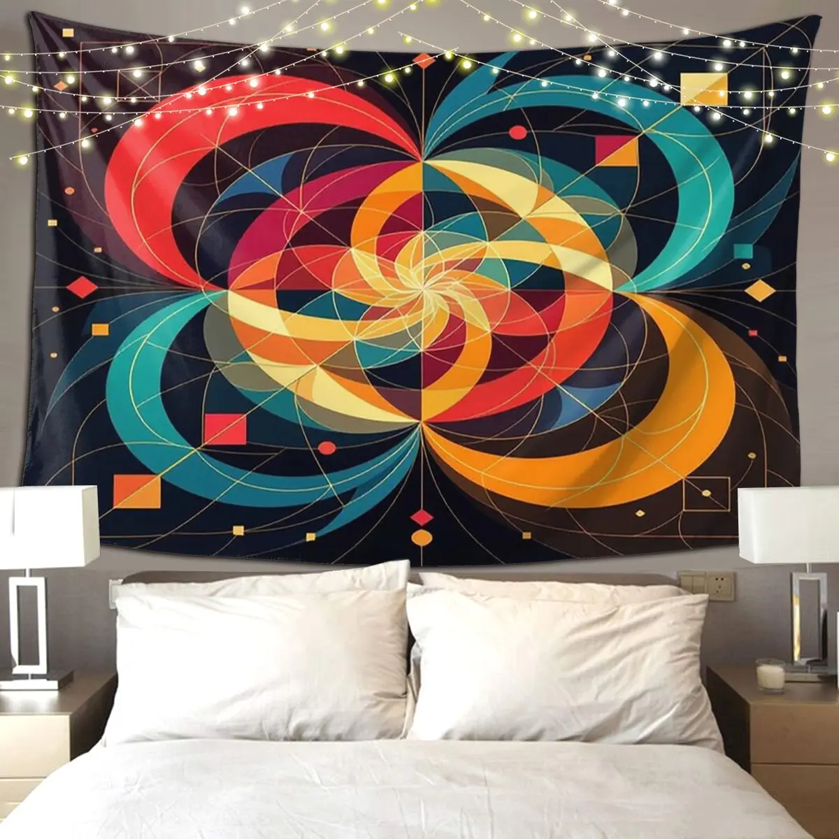 

Текучие формы, гобелен, художественный настенный эстетический домашний декор, гобелены для гостиной, спальни, общежития