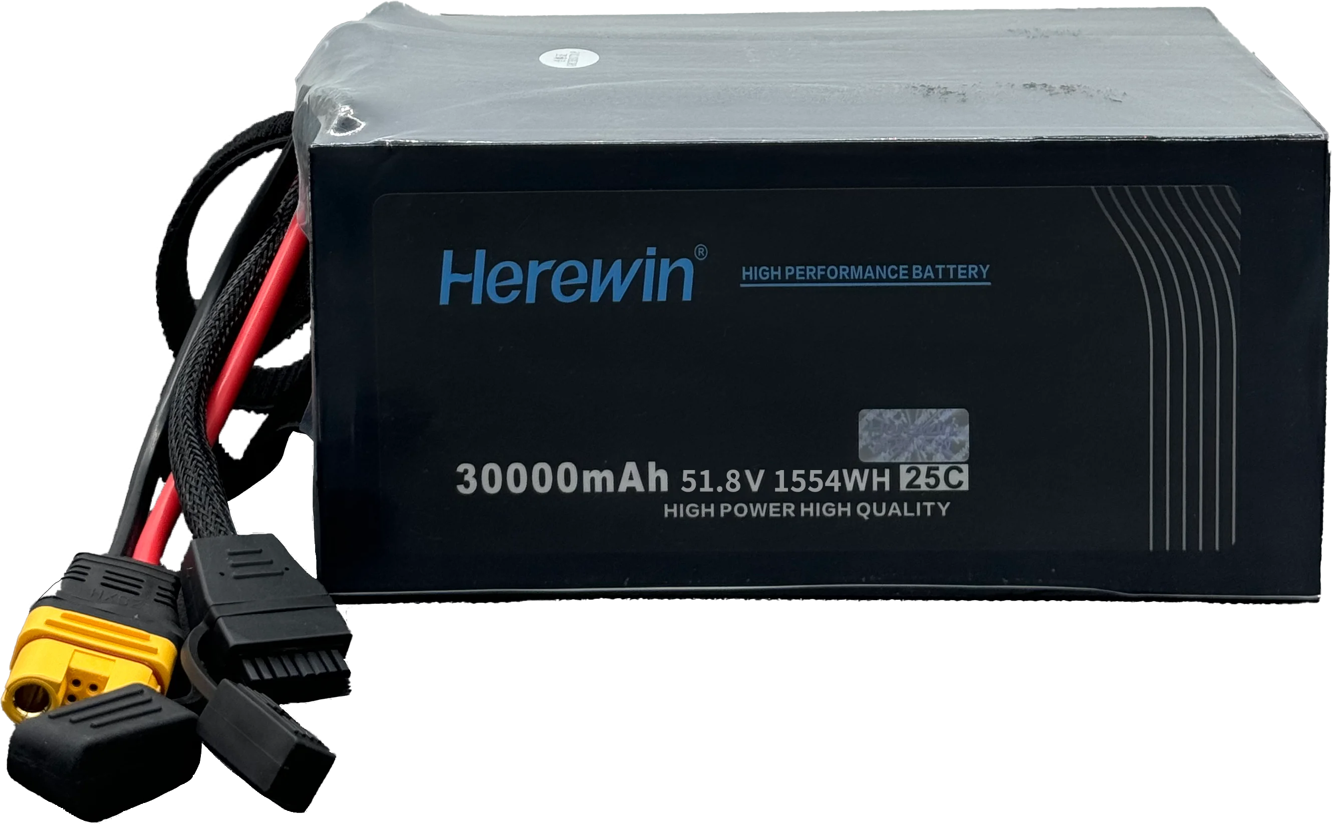 

Прямая продажа с фабрики Herewin, 51,8 В, 14S, 30000 мАч, 25C, мощный спортивный литий-ионный аккумулятор для дрона для сельскохозяйственной уборки и транспорта