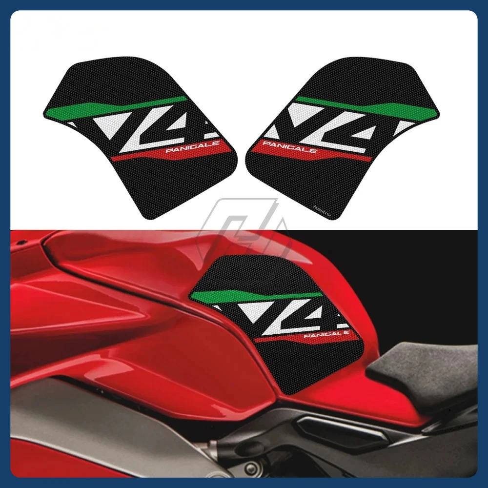 

Наклейка на мотоцикл для Ducati Panigale V4 V4S 1100 Corse SP 2018-2022, противоскользящая боковая защита бака для мотоцикла