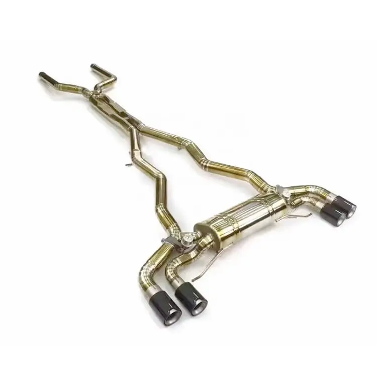 

304 Stainless Steel Or Titanium Alloy Exhaust Catback For BMW M5 F90 Exhaust Pipe