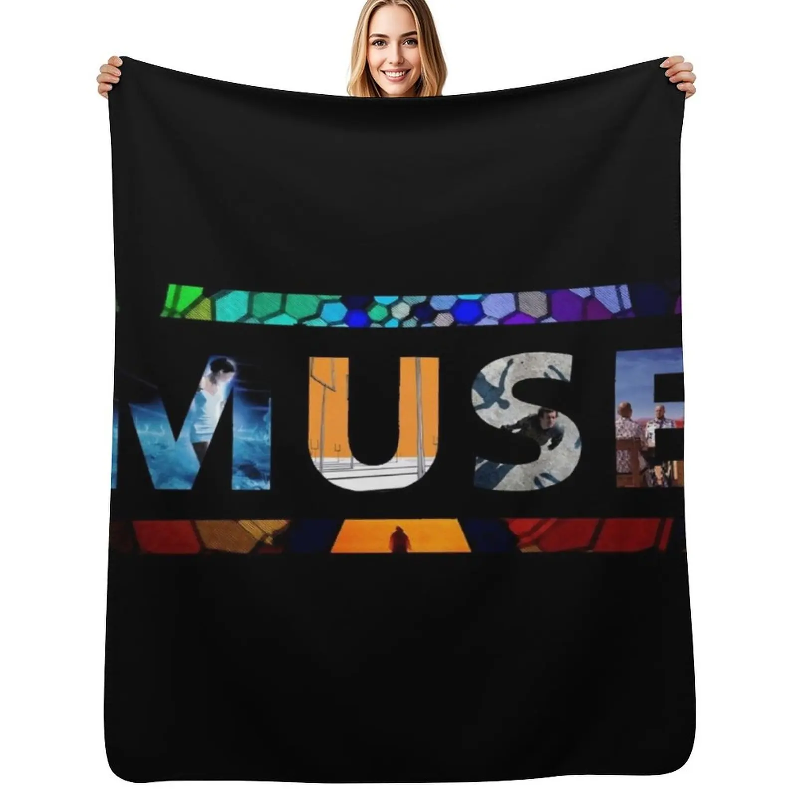 Ninja FighterMuse Muse Muse Muse, Muse Muse, Muse, Throw Blanket Men's Soft Warm Throw Blanket for Couch