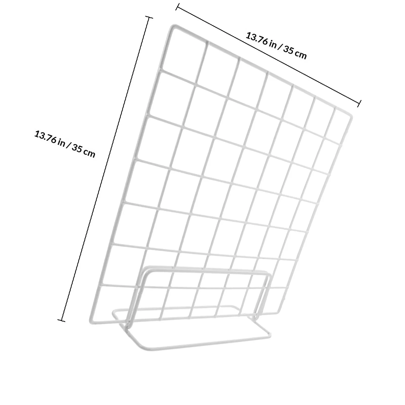 2Pcs Grid Display Rack Iron Wire Multifunctional Photo Stand for Tabletop Desktop Craft Shows Desktop Photo Display Panel